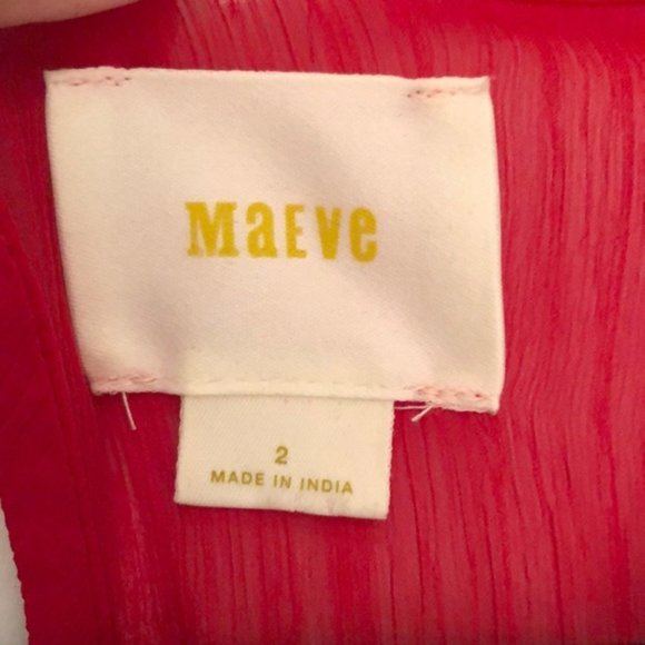 Anthropologie Maeve Red Tunic - Picture 8 of 9